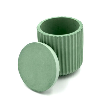 suport pixuri ceramica verde1