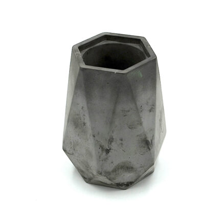 vaza decorativa ceramica gri antracit